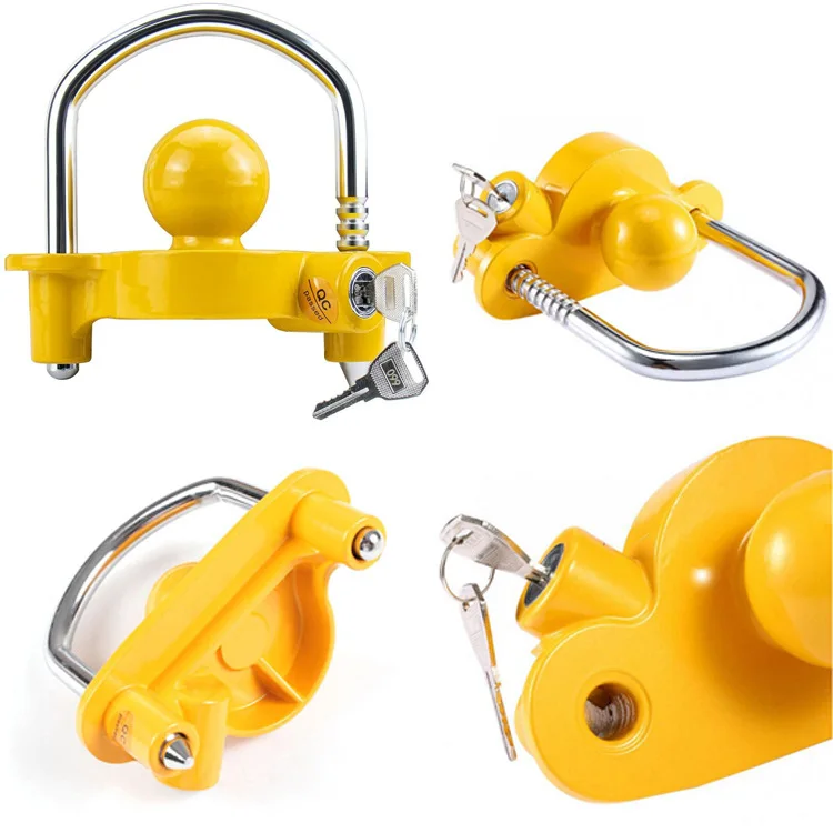 Universal High Security Caravan Trailer Hitch Lock Hitchlock Coupling Tow Ball