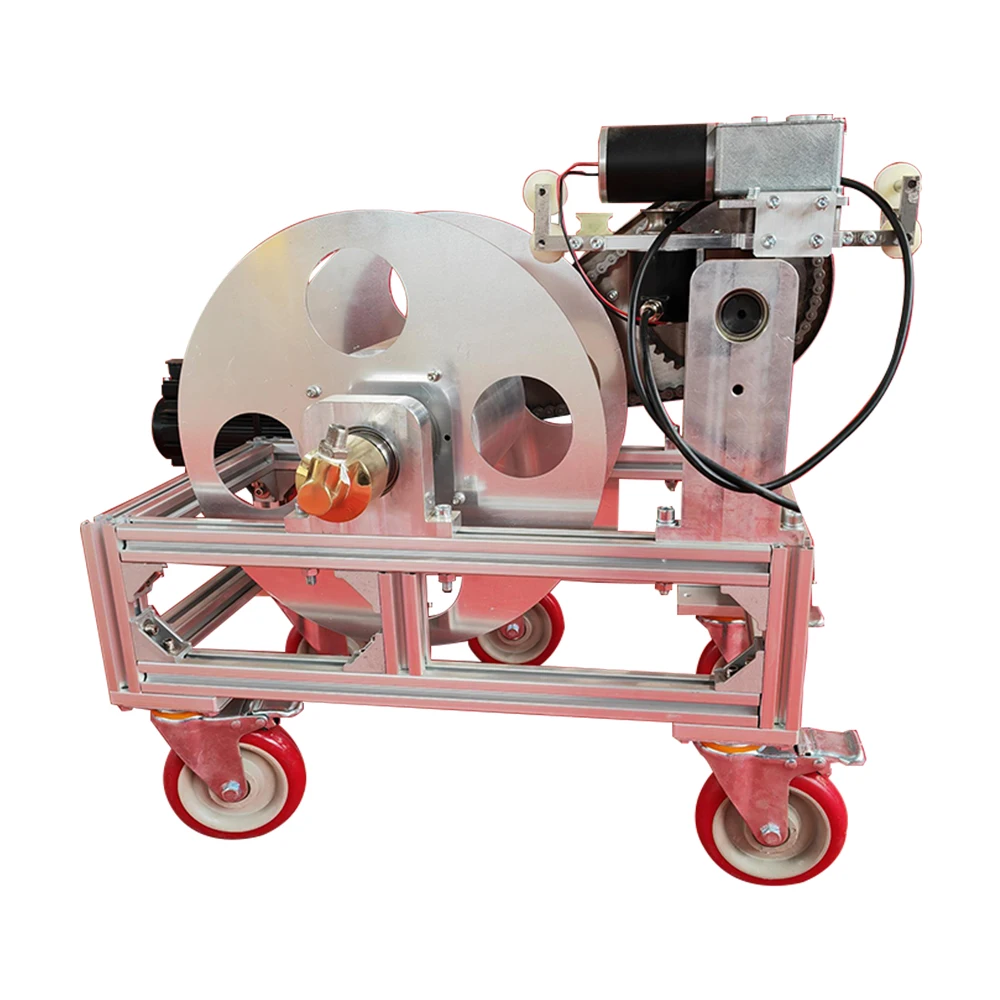 Cable winch speed adjustable automatic queuing electric take-up electric winch marine aluminium alloy reserve cable winch