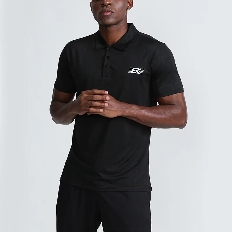 Mens polo shirts Spring Summer hot arrivals fitness short sleeve tops gym sport wear custom blank t-shirt