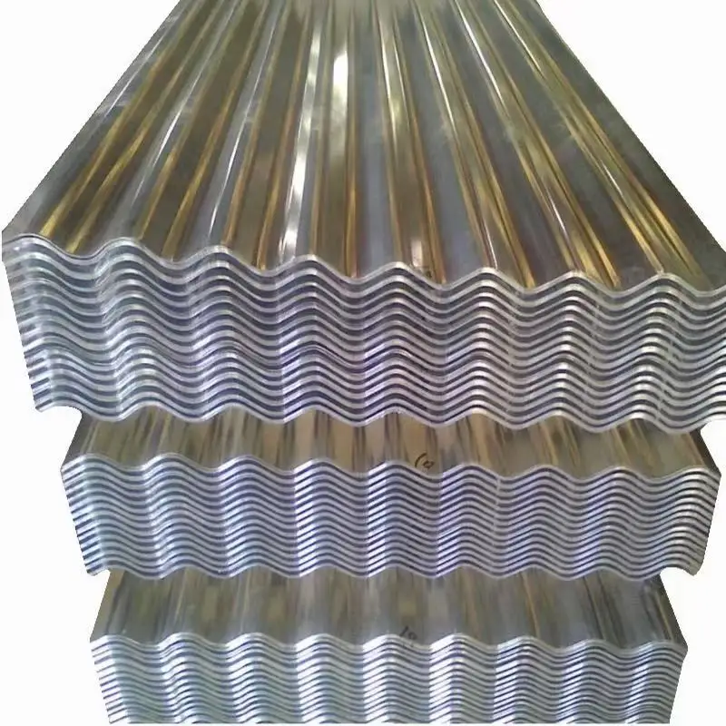 Заводская цена PPGI GI гофрированная металлическая кровля 22 калибра оцинкованный стальной лист