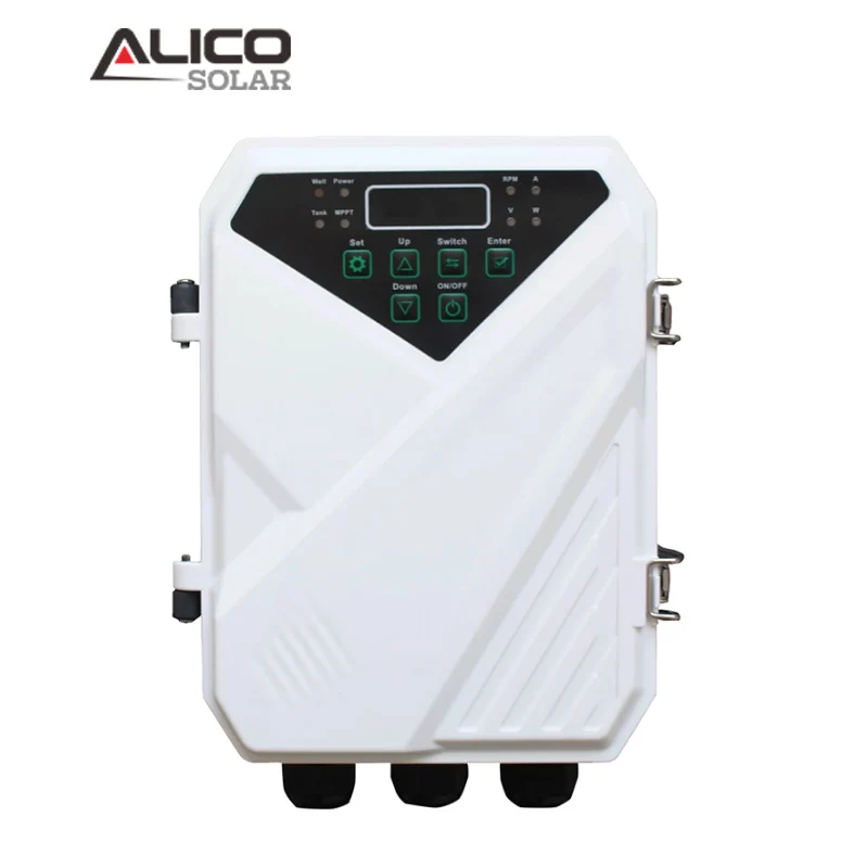 mono crystalline photovoltaic solar panel 12v dc submersible water pump Solar Power PV 3 Inch 110V 1500W Submersible DC Bushles