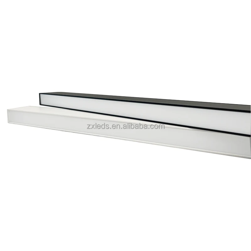 Linkable Linear LED Pendant Light up and down 4ft Tube Aluminum Lamp Body Dali PC Material for Office Applications