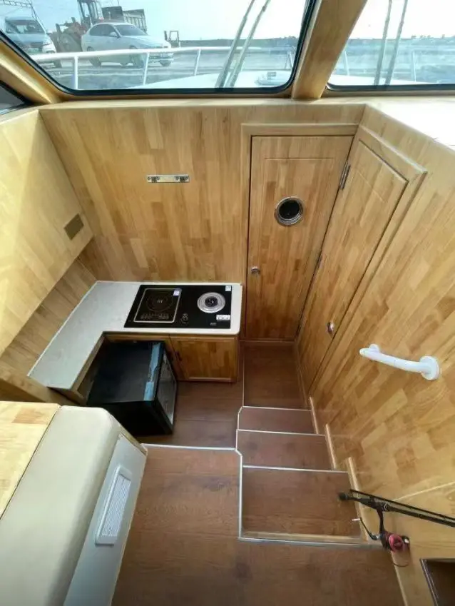 Hot selling cheap luxury yacht 13.9-meter/46ft high-speed surfing aluminum fishing boat with outboard engine
