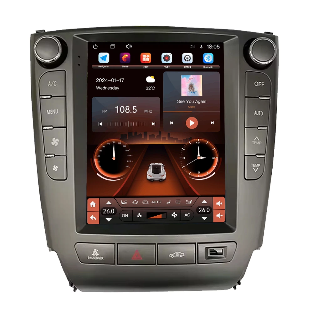Фантастический Android 13 мультимедийный GPS-навигатор автомобильный стерео радио Воспроизведение видео для Toyota Lexus низкий уровень 2006-2012