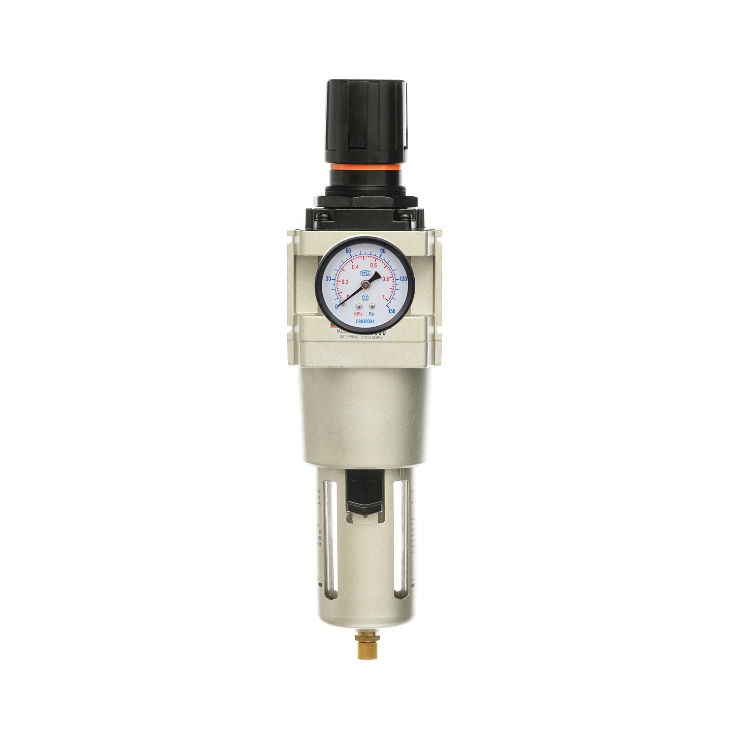 XMC AW5000-10 1 inch air source treatment units FRL combination pneumatic filter regulator with pressure gauge