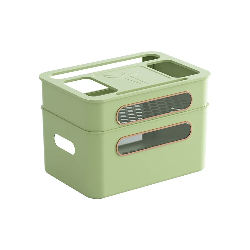 Household supplies Router storage box Desktop set-top box wifi occlusion box artefact socket wire Wall mounted light cat storage