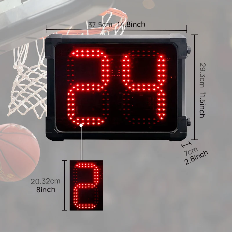 Ganxin Waterproof Clock Shot Counter Drop Shipping LED 24s Shot Clock Basketball Outdoor New Basketball Shot Clocks for Sale