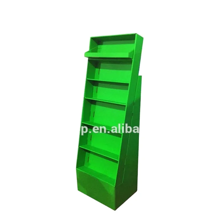 
Promotion Customized Corrugated Floor Cardboard Display Stand 