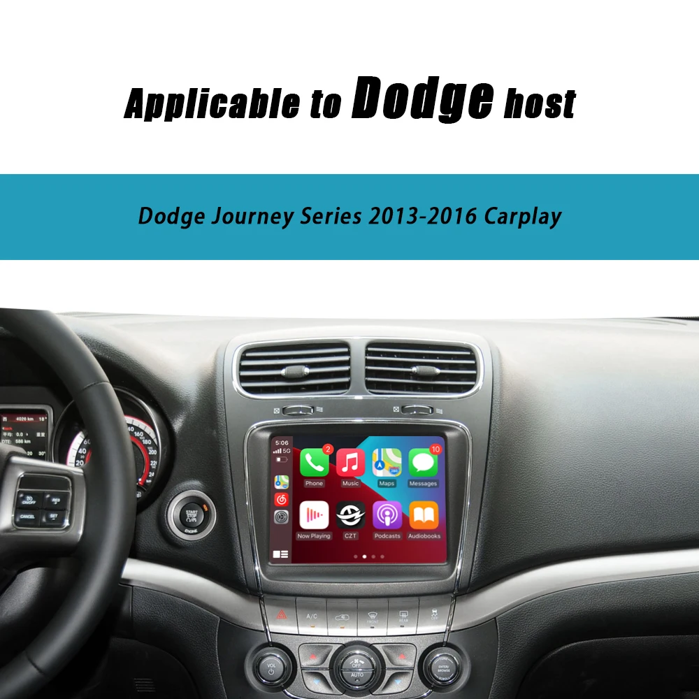 CZT-AUTO For Dodge Journey 2013-2016 Radio Car DVD Player Mirror Link GPS Navigation Smart Box Wireless Carplay Android Auto