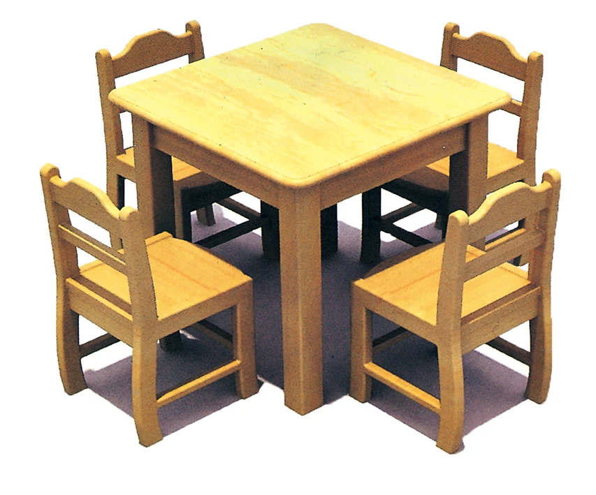 nursery school desk children furniture kids wooden dining table