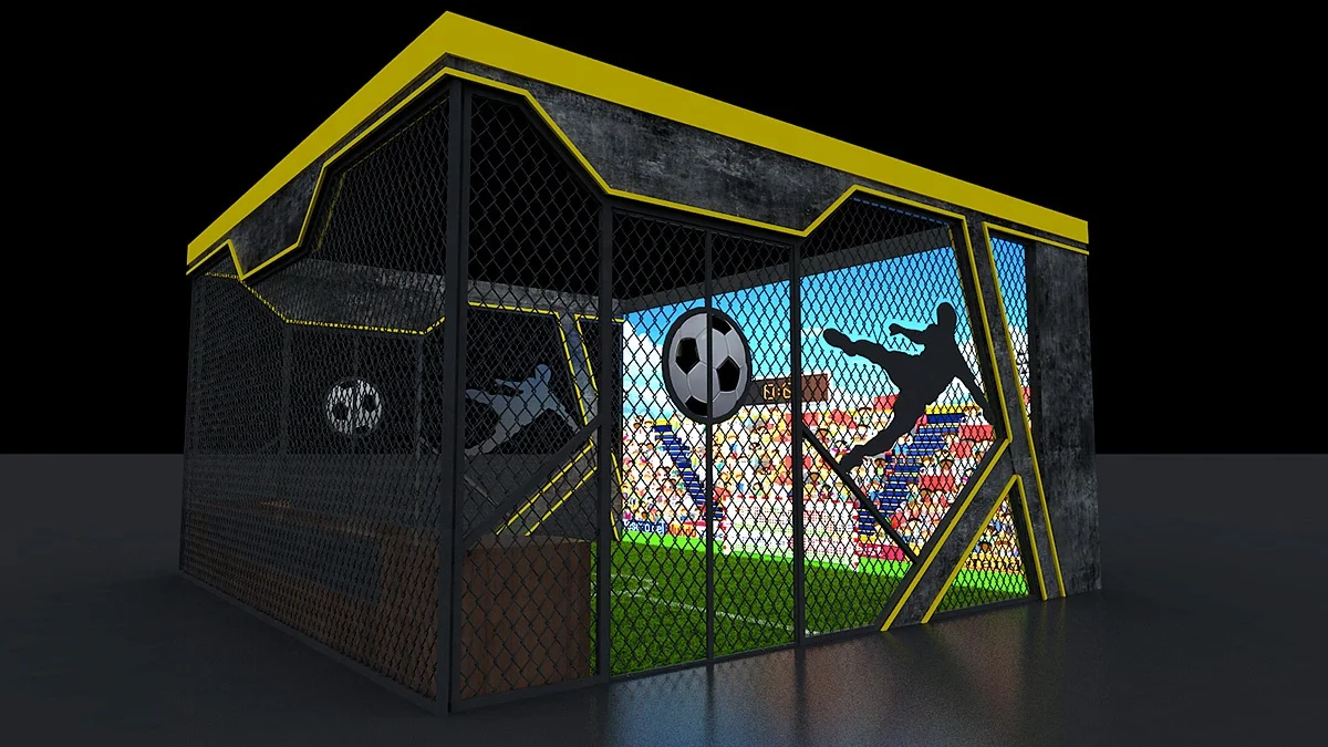 Interactive Immersive Digital Virtual Multimedia Wall Projection Sport Game Soccer