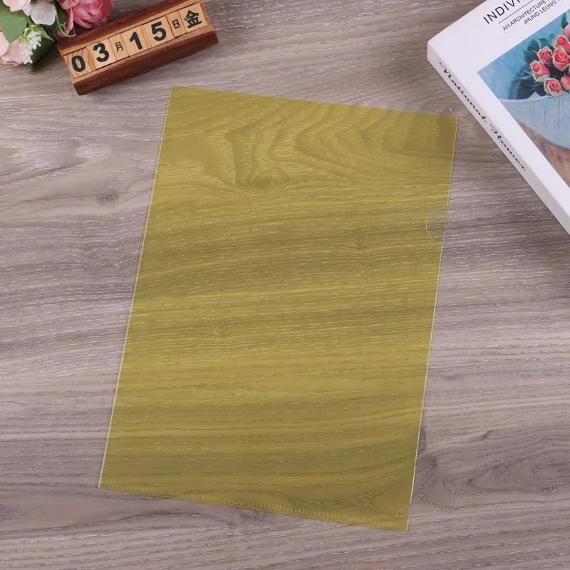 A4 pp L shape file folder in colorful