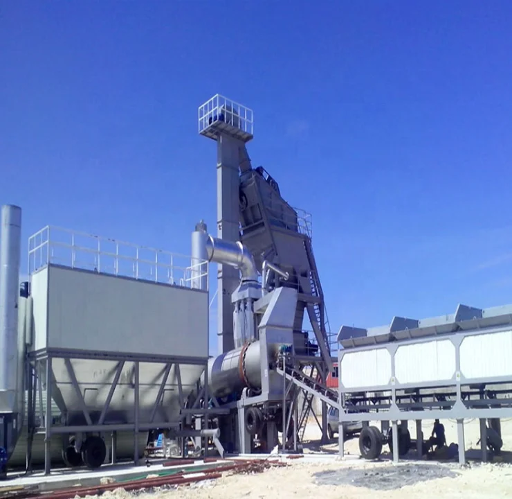 China Asphalt mixer bitumen kettle drum mixing equipment Decanting machine road paving material machine