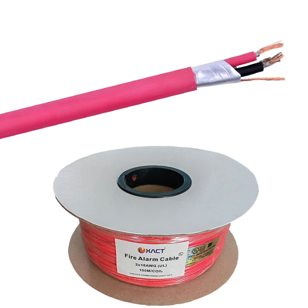 2x1.0mm2 Silicon Rubber Low Smoke LSZH Fire Alarm Cable