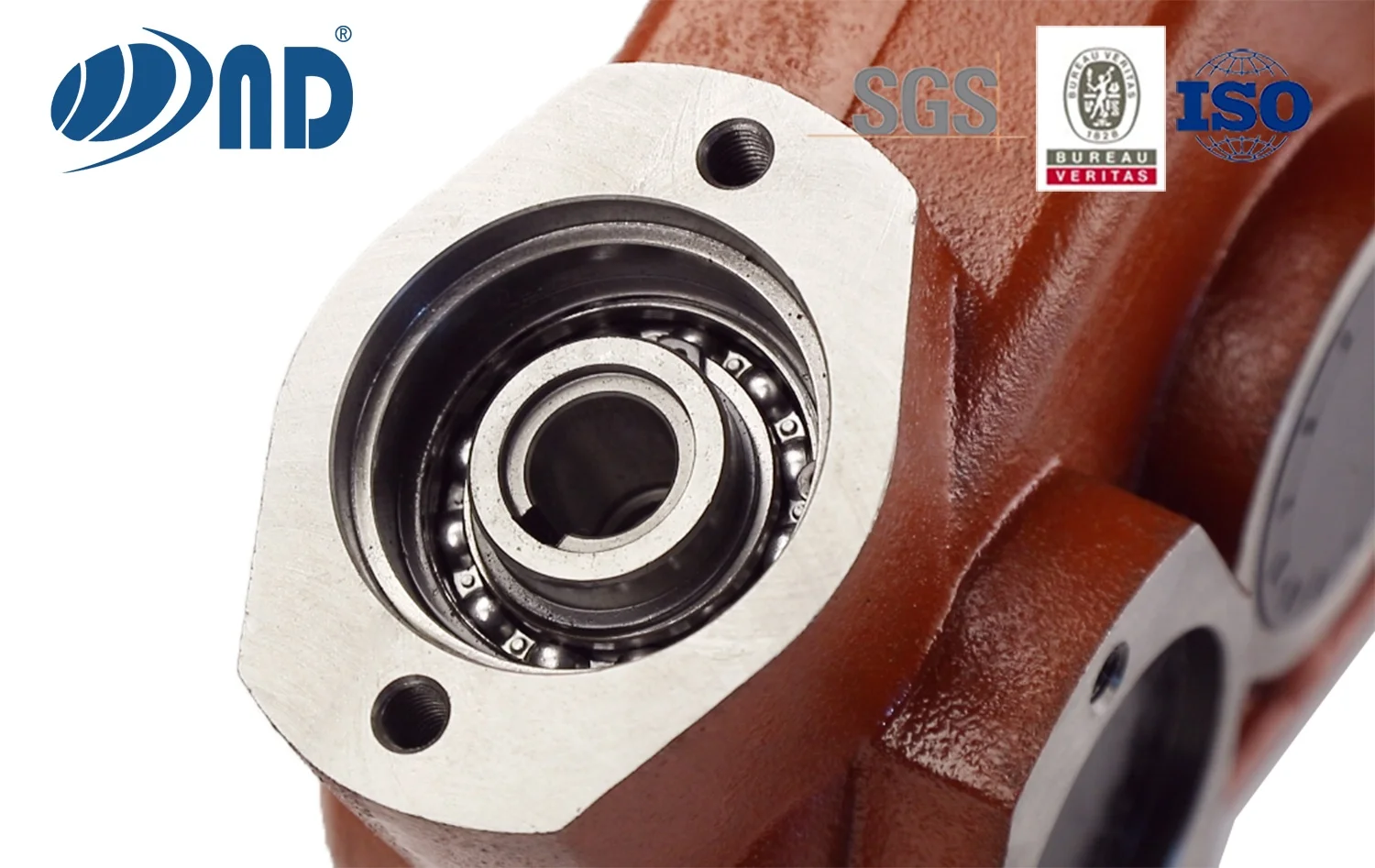 R=24.3:1&12.17:1 45/50/55mm input hole  Cast Iron Housing Tip-top High Quality Hydraulic Speeder Turf Spreader Reducer