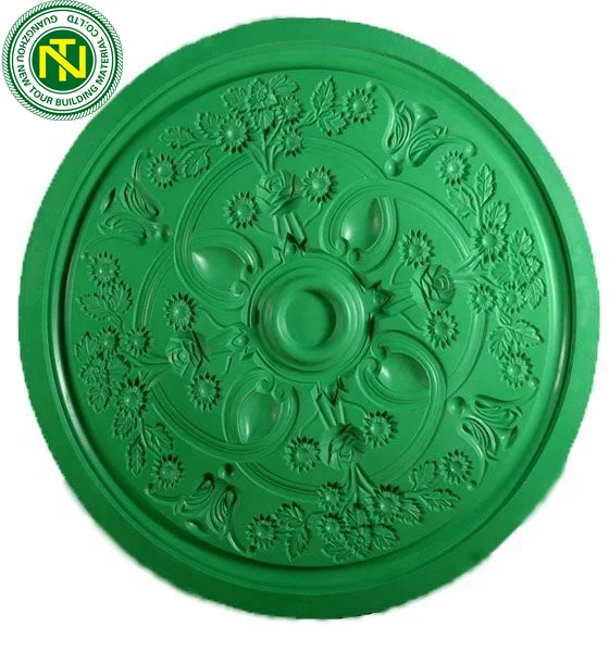 Kenya High quality  interior decoration crown Fiberglass Moulding  for  Gypsum Cornice ceiling medallion