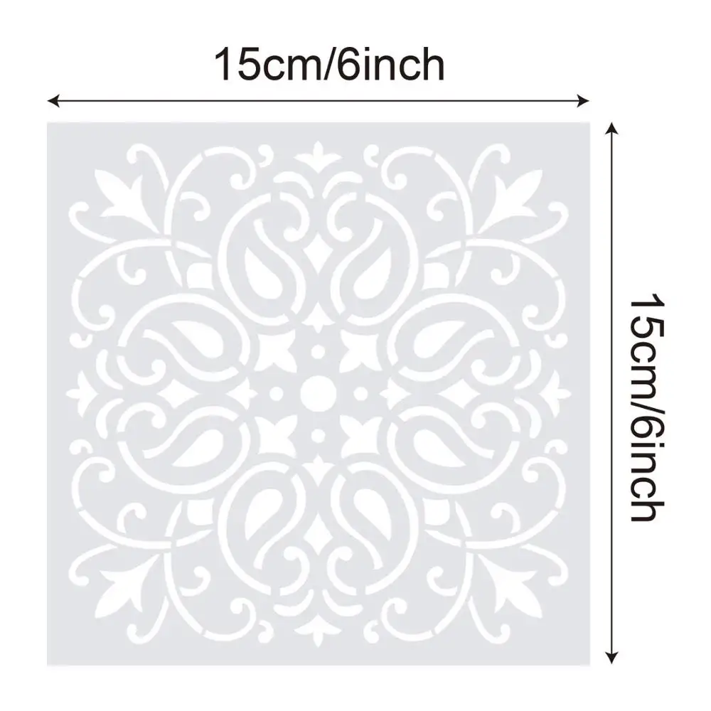 
Art Drawing Spraying Window Glass Door Wall Plastic Stencil For Painting On Wood 