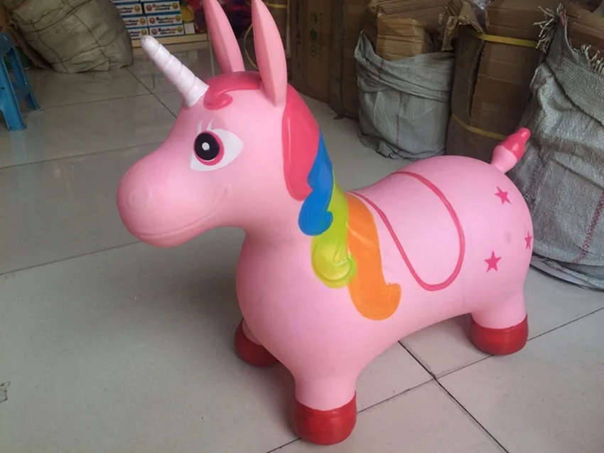 Wholesale New fashion Jumping pony/stock inflatable animal/ hopping animal