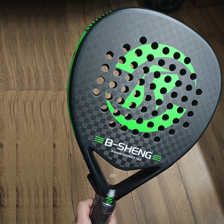 Diamond Shaped 12K Carbon Fiber Padel Racket