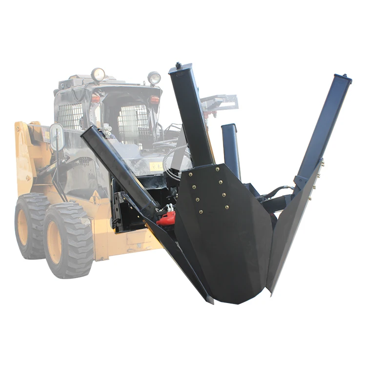 RSBM Promotion 1000mm-2000mm Skid Steer Loader Hydraulic Tree Spade Transplanter Small Tree Spade