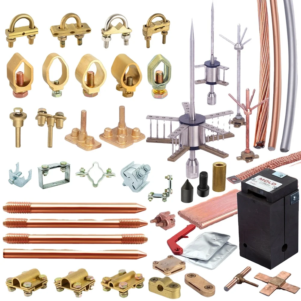 Electric  Earthing Connection Bare Copper Strand Bare Copper Stranded Wire Flexible Bare Copper Braid