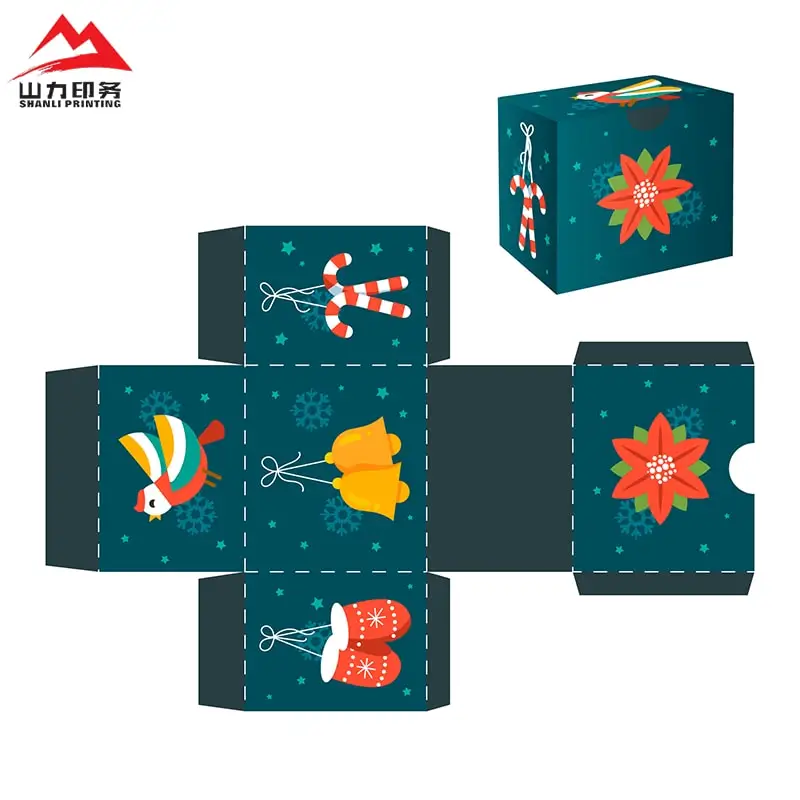 chocolate card box cake box cardboard gold foil Custom gift box Carton packaging