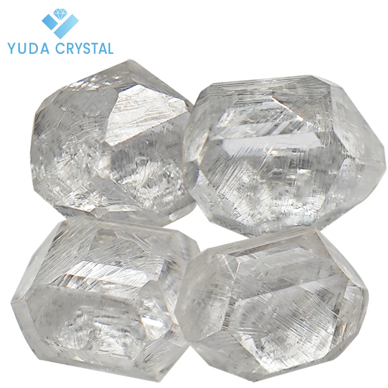 Hpht Vvs White Rough Synthetic Diamonds Lab Grown Diamond Excellent Cut