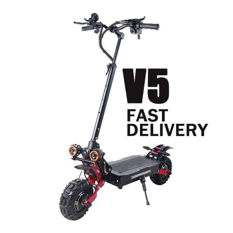 11inch 60v 5600w 5600w Dual Motor E Scooter Offroad Trotinette Electrique Powerful Adult 5600 Watt 50mph Electric Scooter With S