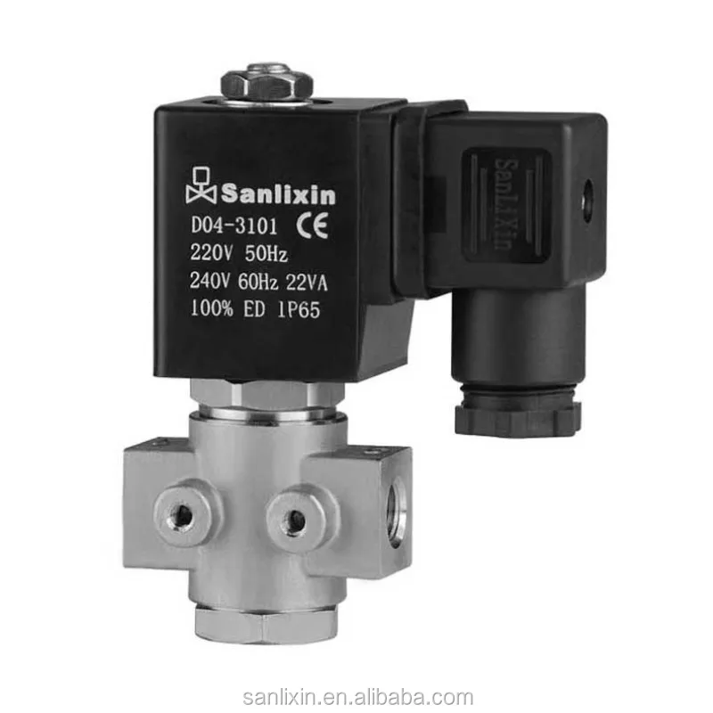 SLP small series 2/2-way pilot operated stainless steel solenoid valve