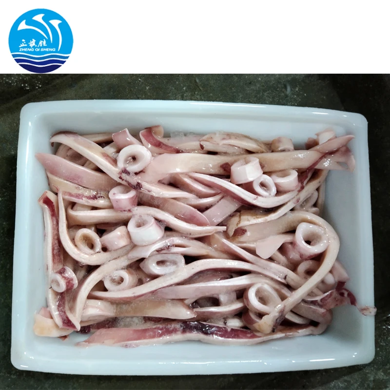 Delicious Chinese Food Dosidicus Frozen Squid Wholesale Gigas Squid Fresh Seafood Giant Squid Strips