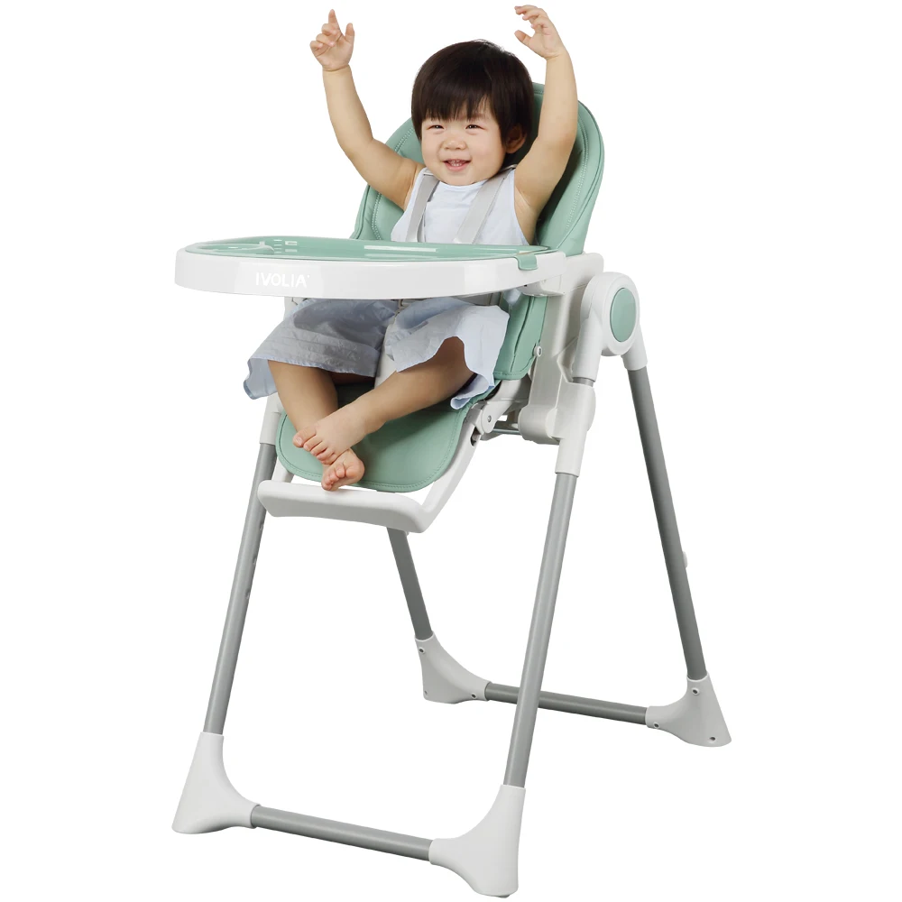 ASTM F404 Restaurant Infant Multifunctional Feeding modern Sales Popular Plastic fast folding Baby High Chair