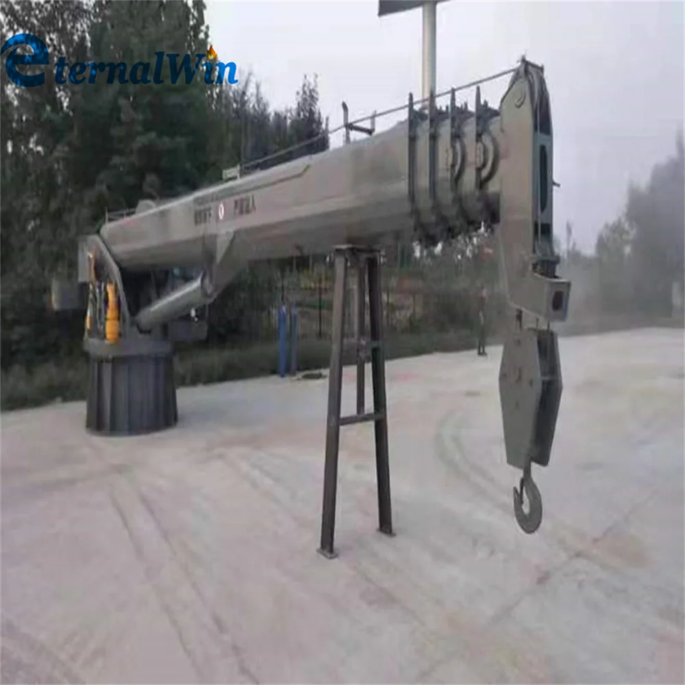 15 ton diesel and electric dual power barge crane with cab price