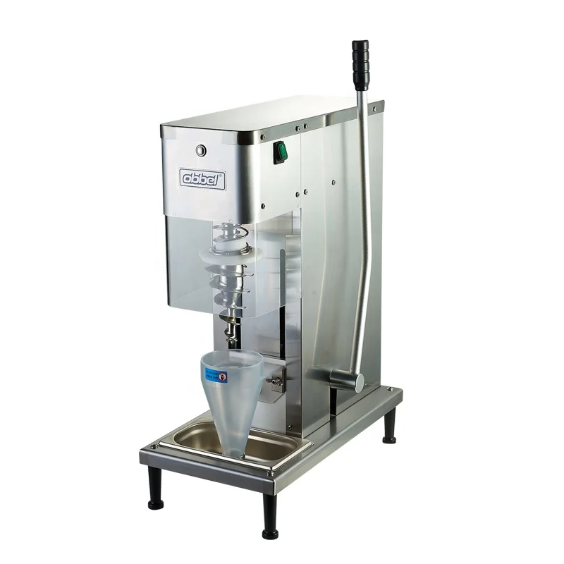 Flavors manual blending real fruit ice cream machine