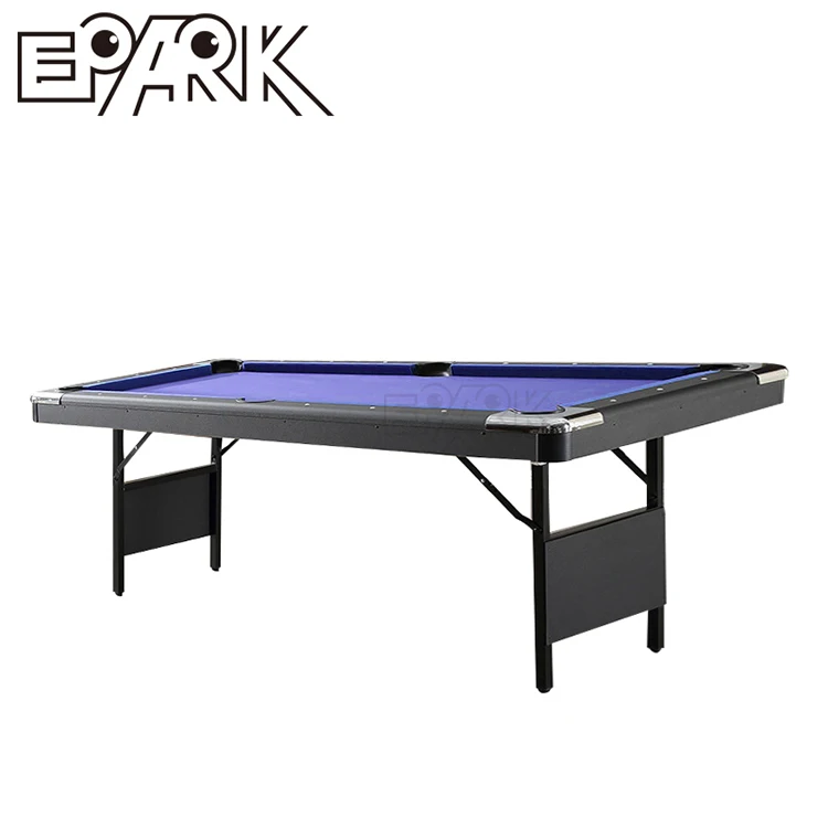 Indoor New Adult 1.9m Foldable Billiards Table Snooker Metal Leg  mesa de billar Folding Pool Table 7ft