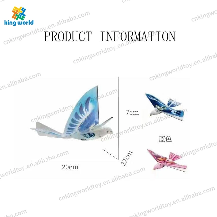 KingWorld Wholesale kids toy indoor outdoor playing wire control flying electronic wing flapping simulation e-bird