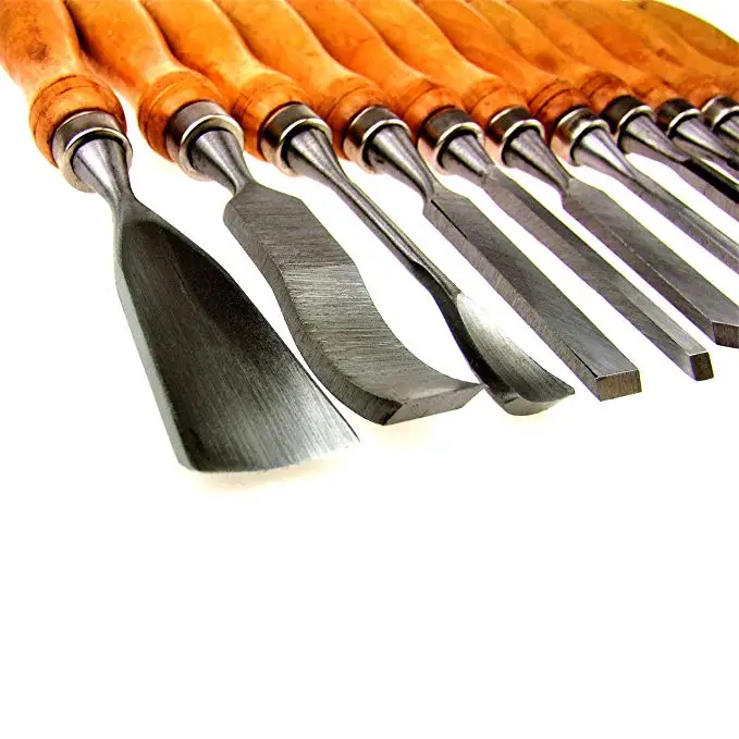 12 шт., набор инструментов для резьбы по дереву