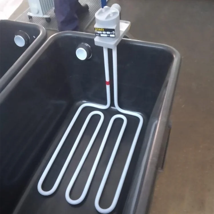 hotsale 4kw OEM shape  industrial ptfe immersion heater  for electroplating