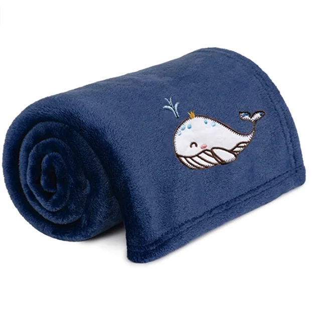 
Baby Blanket Super Soft Warm Newborn Blanket Flannel Nap Blanket 