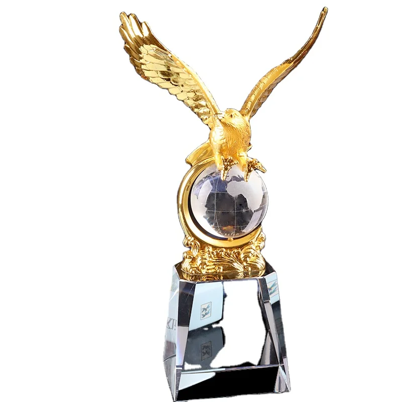 Metal Eagle Trophy  Crystal Trophy