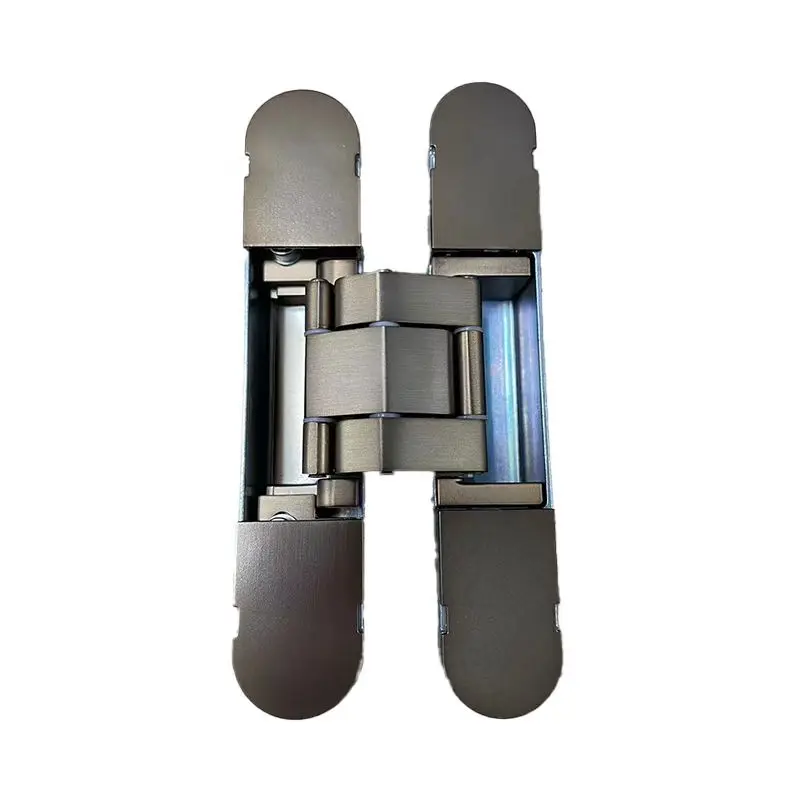 Zinc Alloy 3# from Australia Hidden Concealed Door Hinge 3d For Internal Doors/wooden doors  rose color