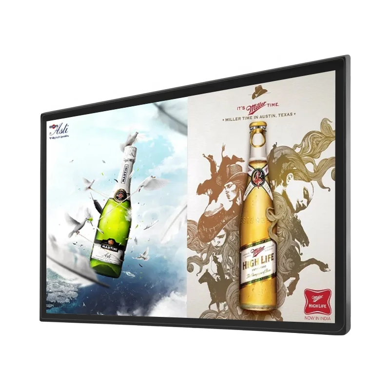 
65 inch wall mounted interactive display smart lcd screen monitor 