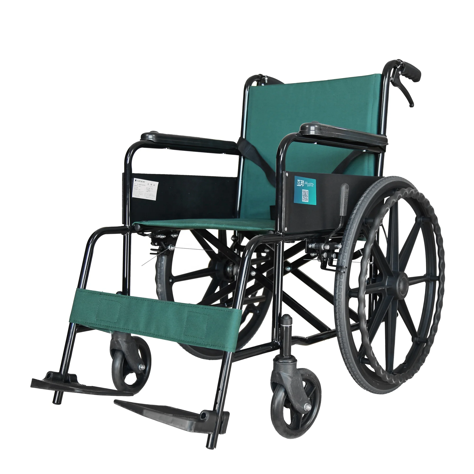 New Arrival Manual Folding Wheelchair for Elderly People Leisure Sports User Outside Rehabilitation Therapy Supplies