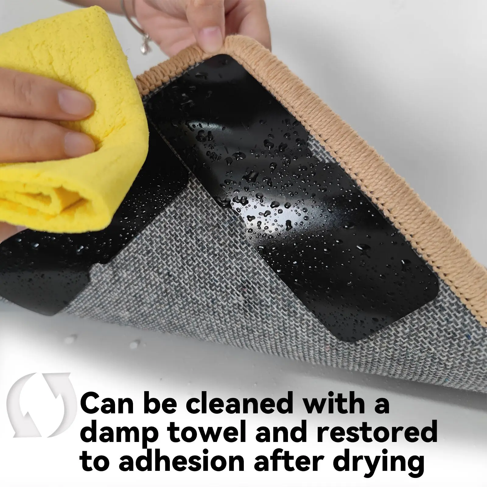 LS Non-slip Washable Removable Reusable Rug Pad Gripper For Carpet