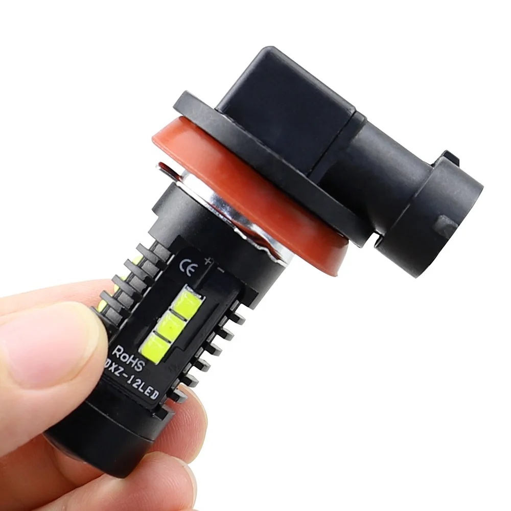 
Auto led headlight H8/H9/H11 super bright fog light 12LED 60W led bulbs 