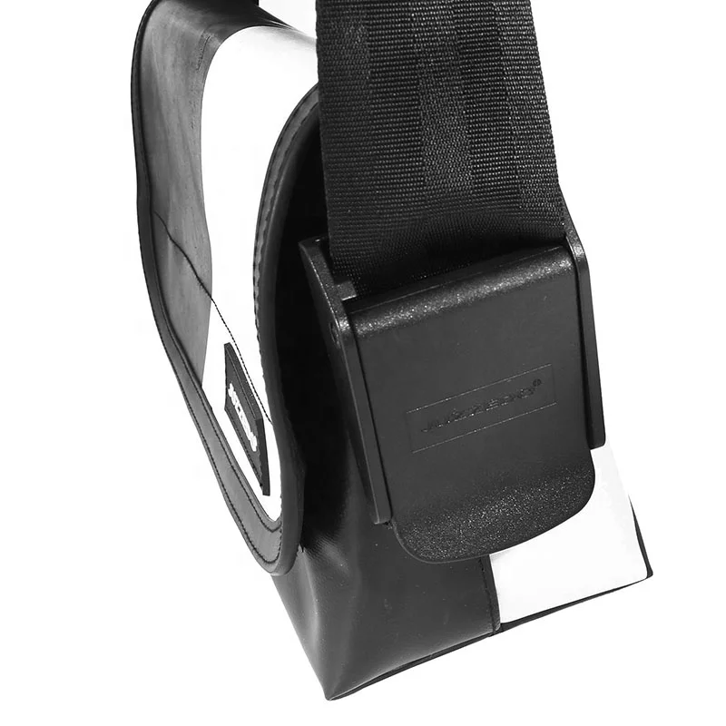 RecycleTarpaulin PVC Waist Bag  Waterproof PVC Tarpaulin Sports waist bag for men