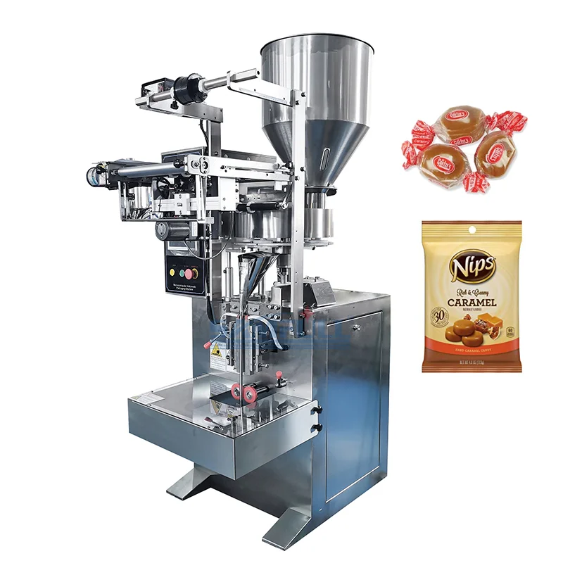 High efficiency automatic vertical ffs packing machine for ice candy hard candy caramel packing seeling machine for candy