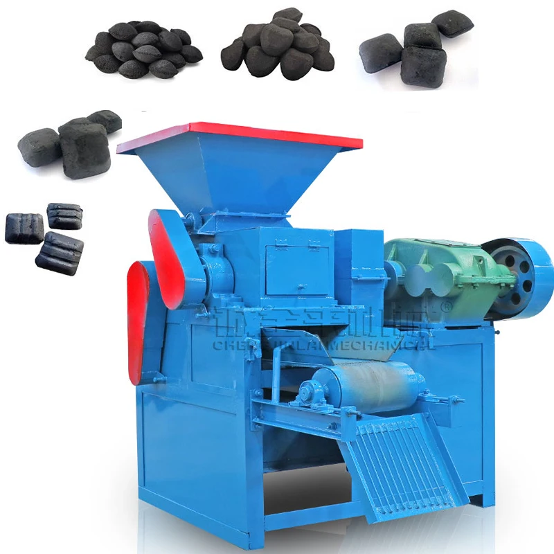 BBQ Charcoal  ball press production line briquettes making  machine philippines coal powder ball press durable  machine