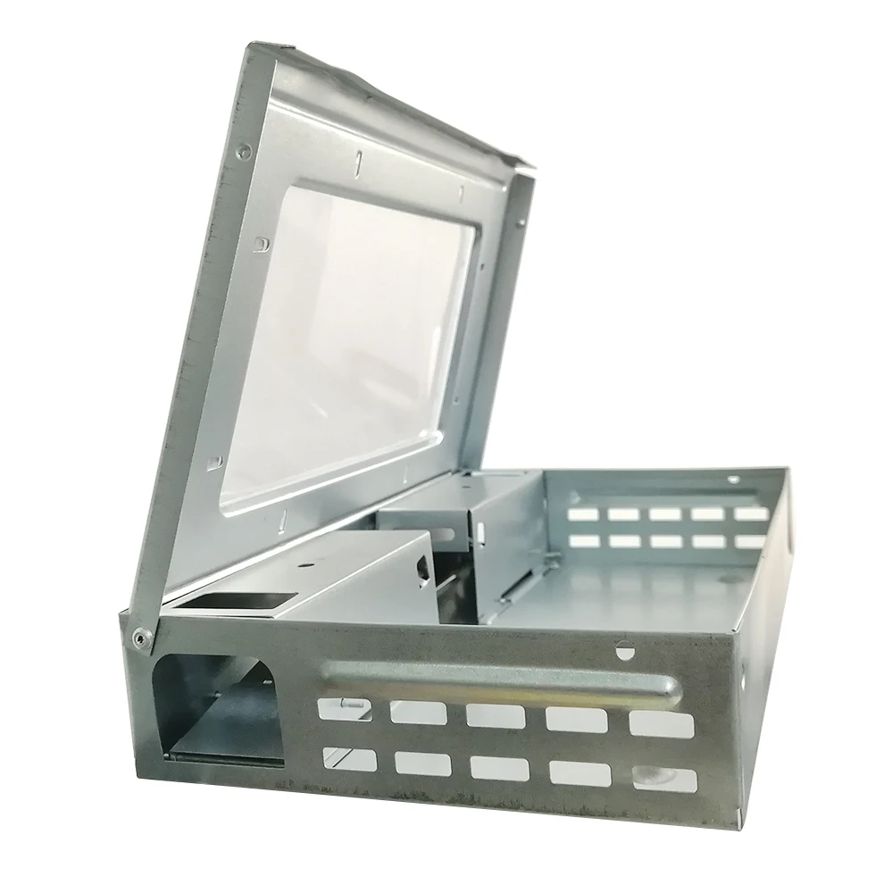 20 PCS/LOT Catching Deratization Poisonous Rats Box Stainless Steel Bait Station Mousetrap