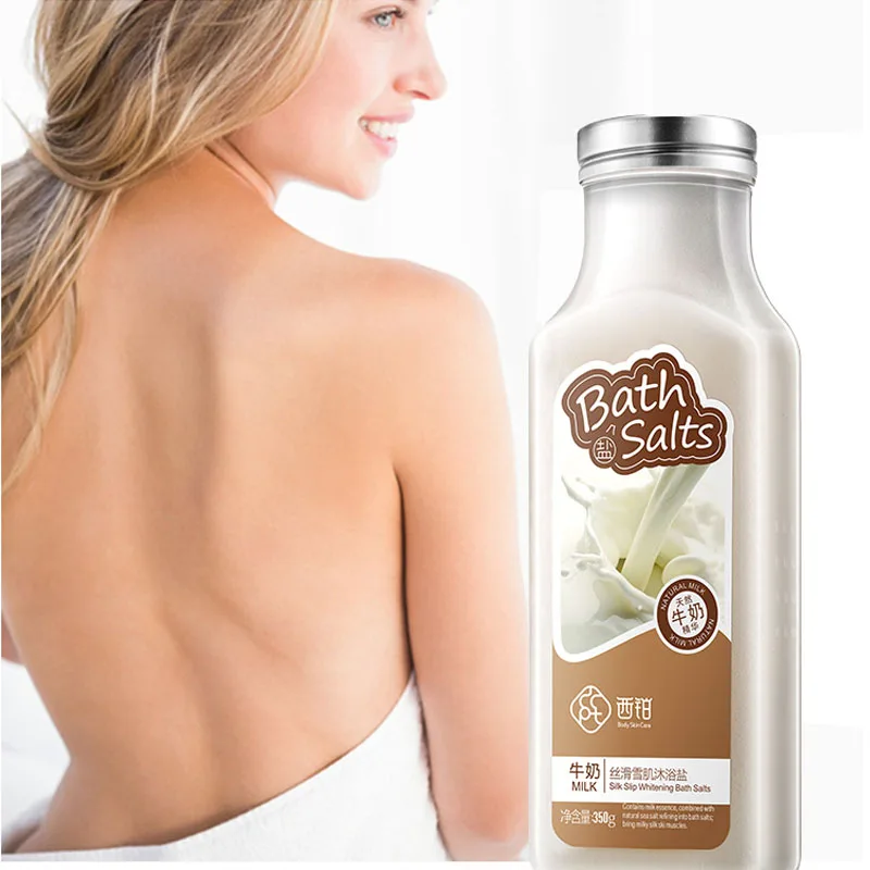 
Milk exfoliator whitening cleaning can remove aged horniness soak salts bath 