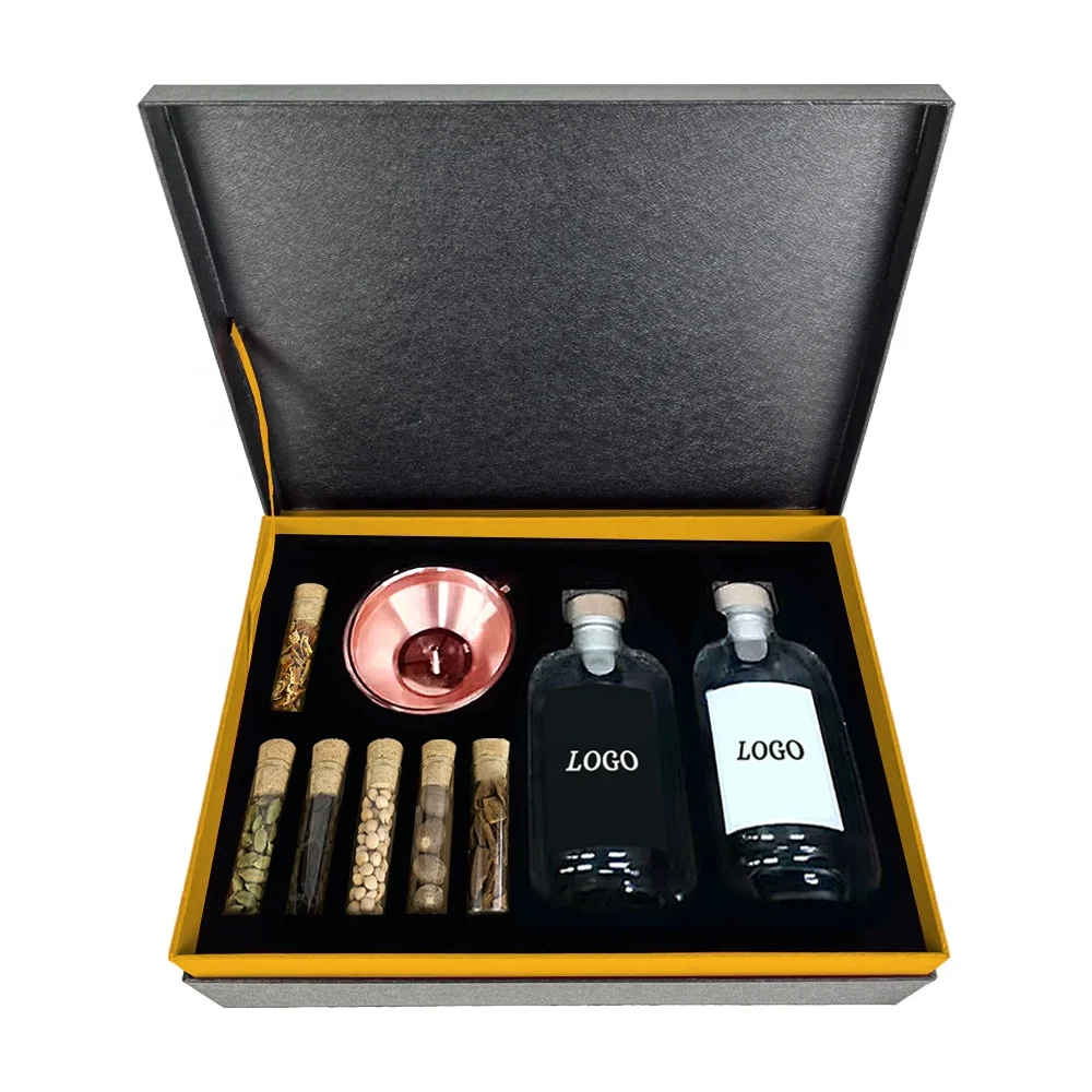 Набор для изготовления Джина премиум-класса специи Различные вкусы наборы виски в индивидуальной коробке